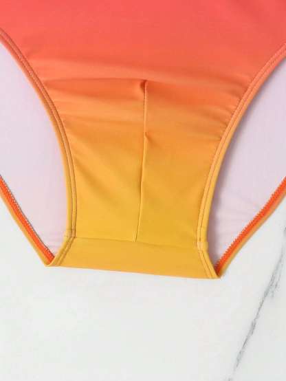 Ombre Print Swim Brief-Waves And Trunks