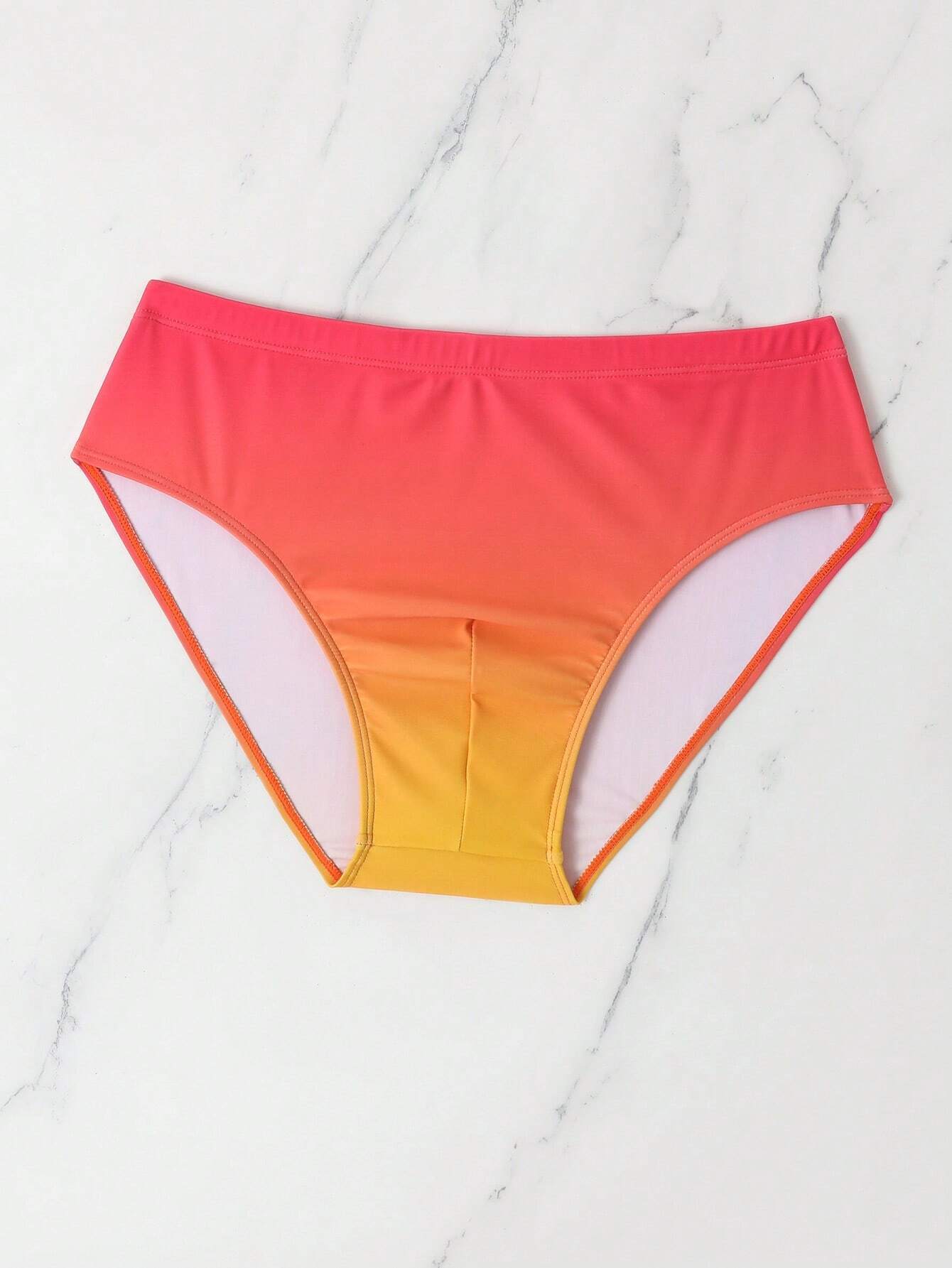 Ombre Print Swim Brief-Waves And Trunks