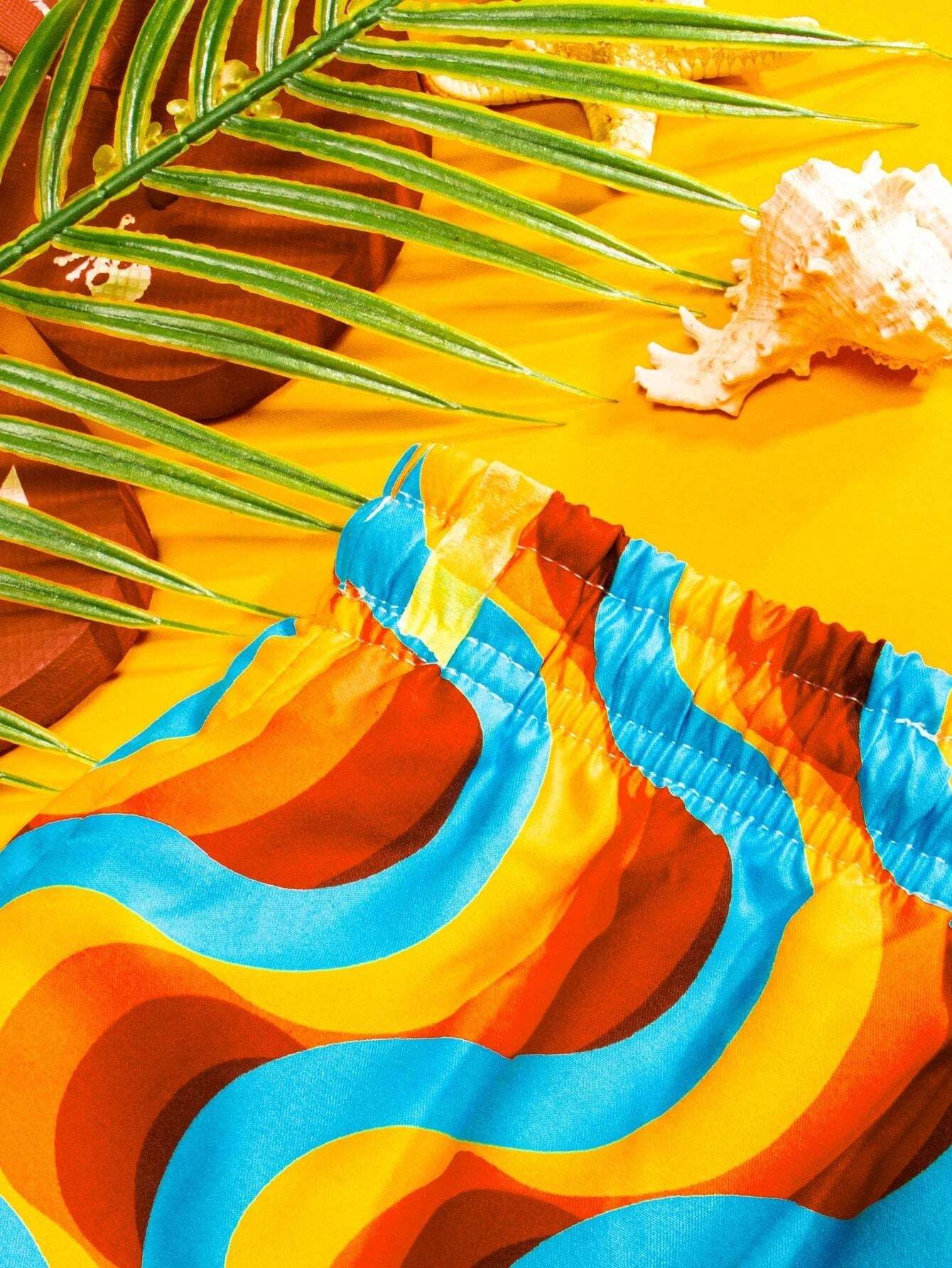 Waist Pocket Swim Trunks-Waves And Trunks