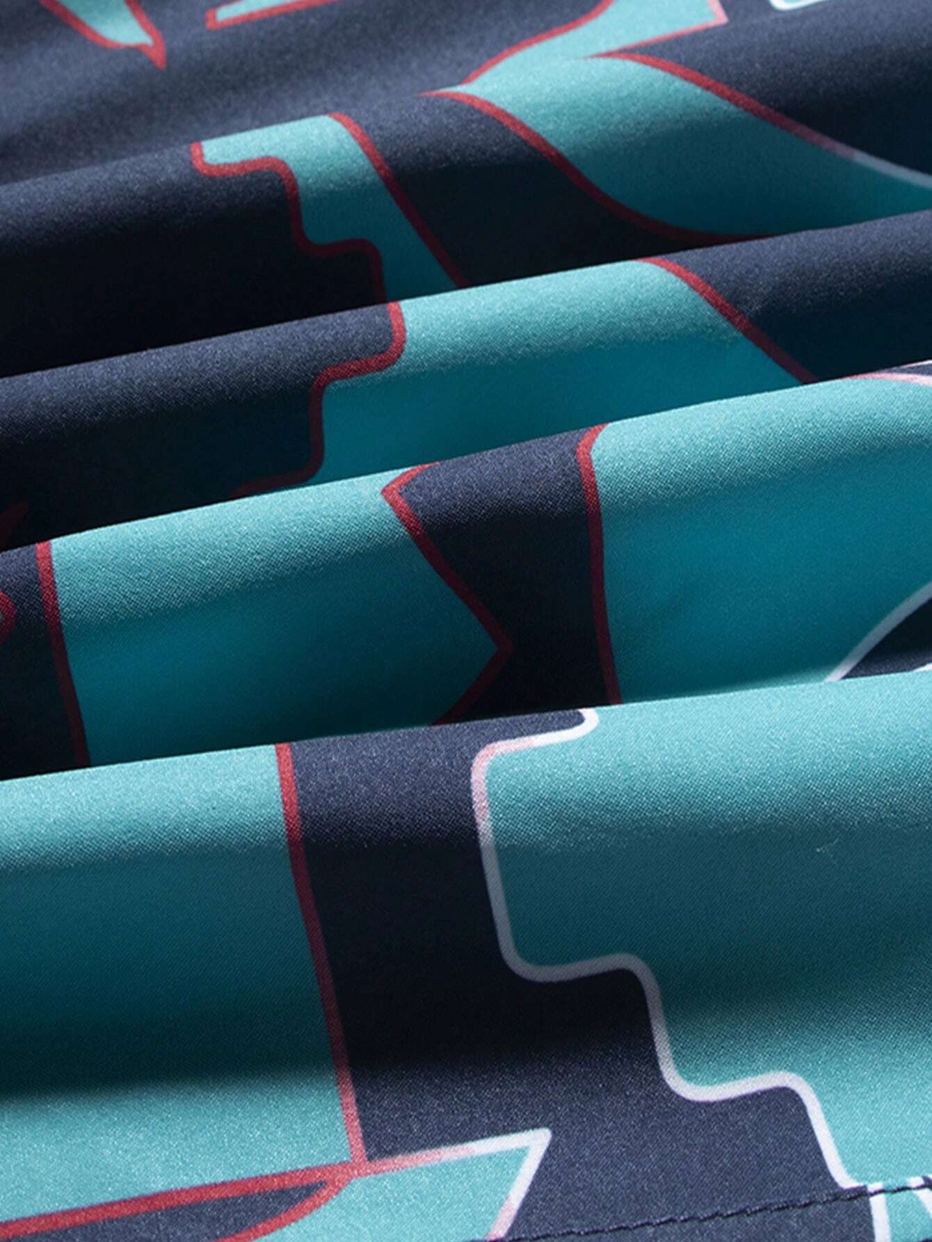 All Over Print Tropical Bottoms-Waves And Trunks