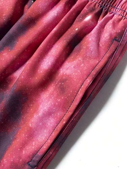 Vibrant Print Swim Trunks-Waves And Trunks