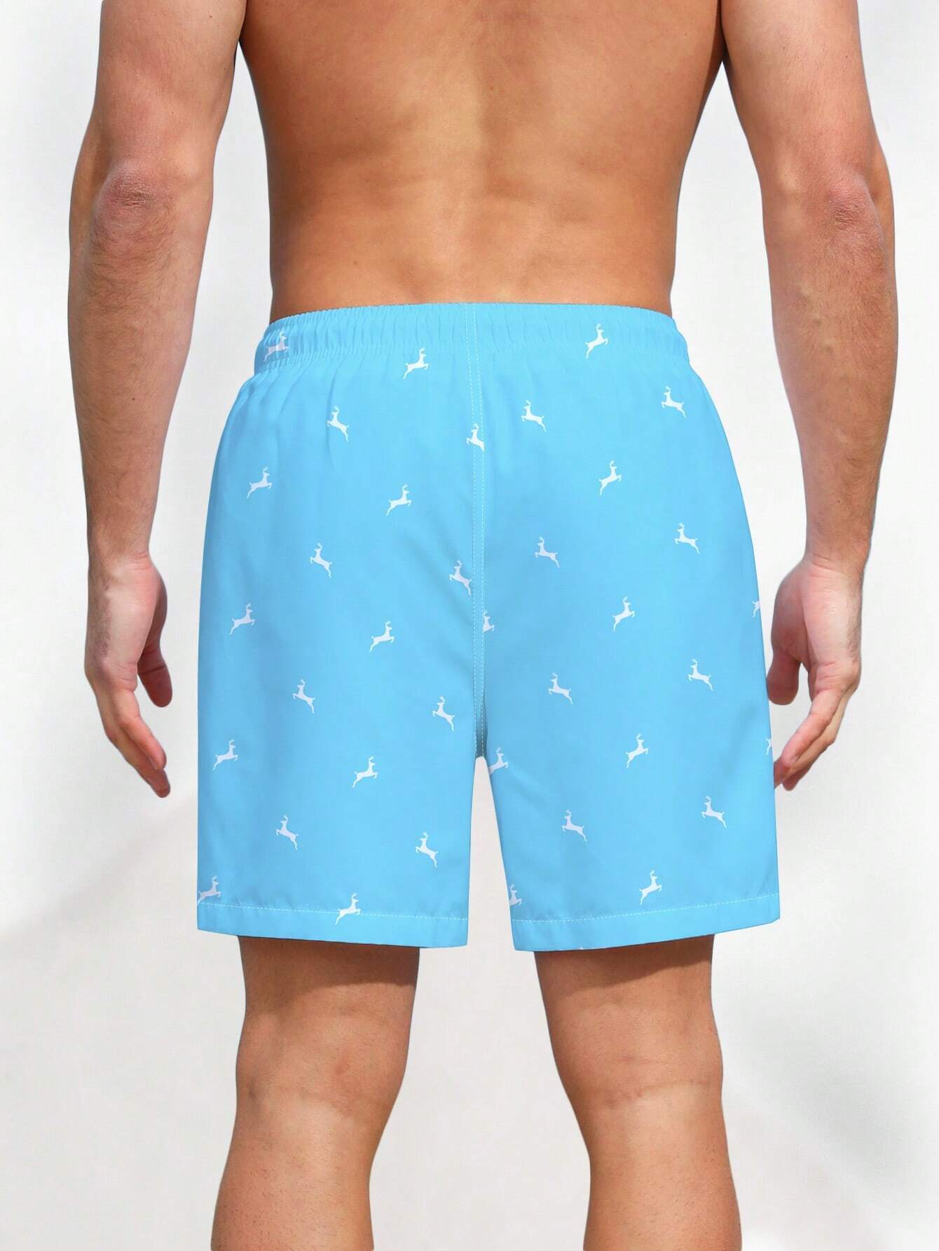 Animal All Over Print Drawstring Shorts-Waves And Trunks