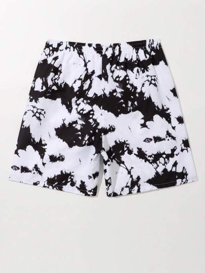 Tie Dye Swim Shorts-Waves And Trunks