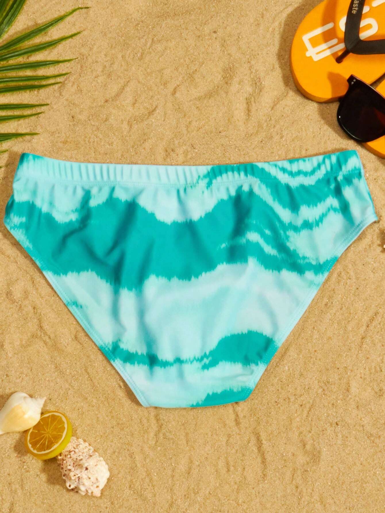 Tie Dye Swim Brief-Waves And Trunks