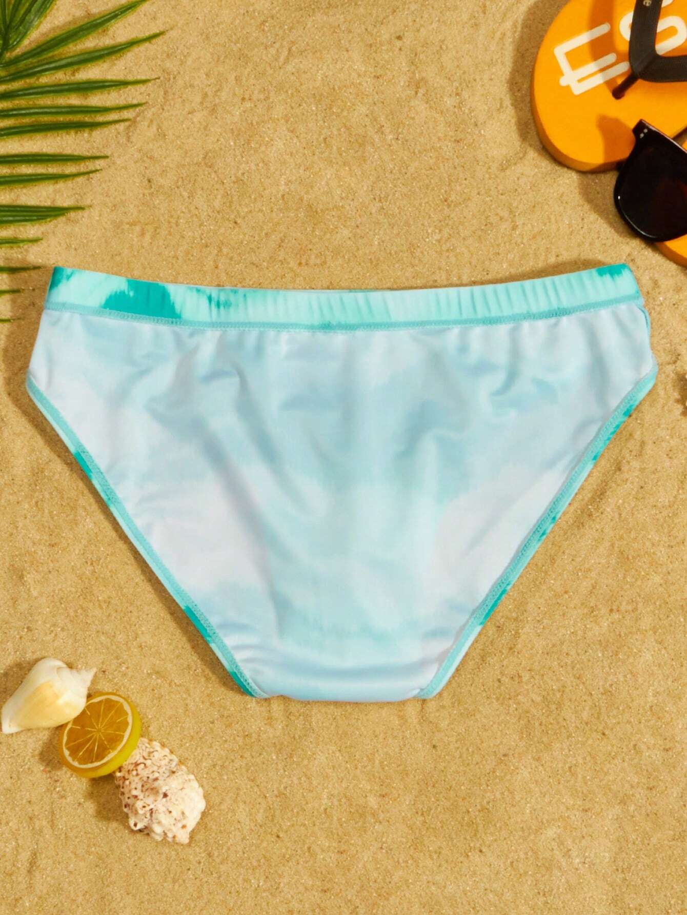 Tie Dye Swim Brief-Waves And Trunks