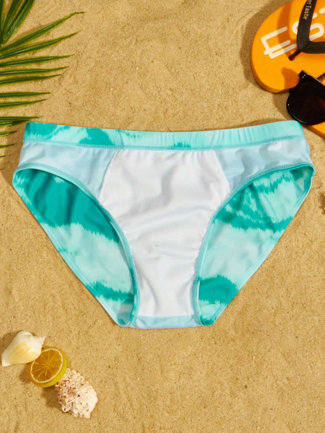 Tie Dye Swim Brief-Waves And Trunks