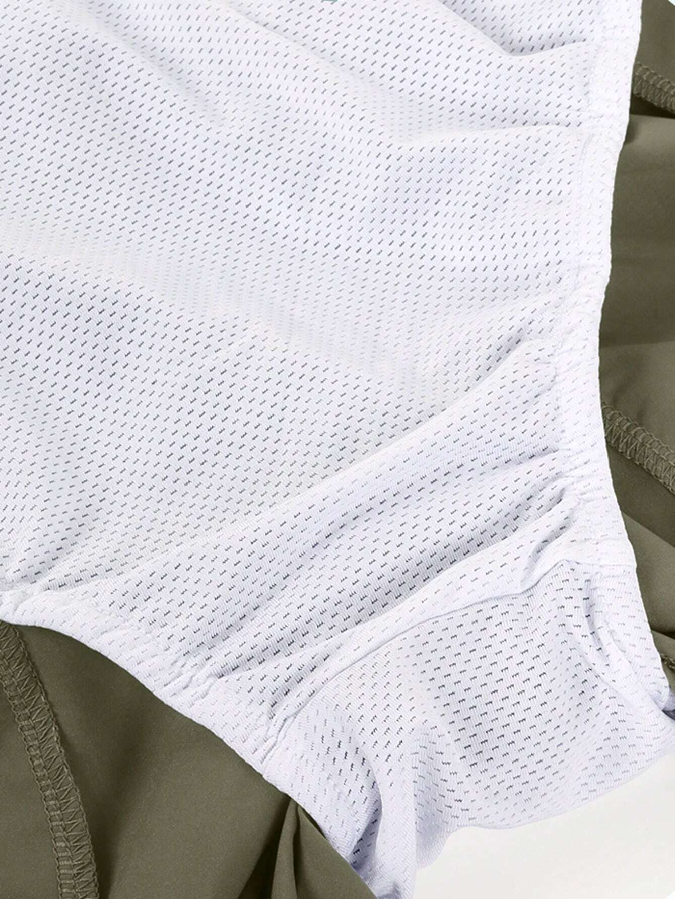 Drawstring Waist Split With Pocket-Waves And Trunks