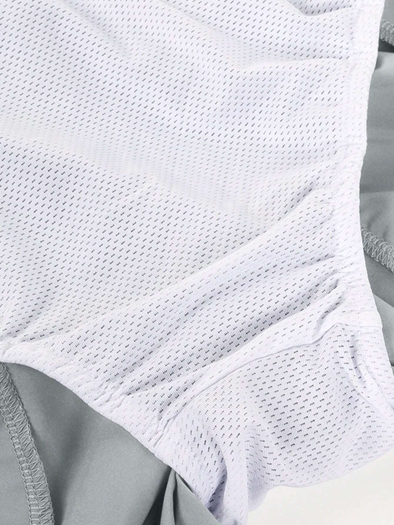 Drawstring Waist Split Swim Trunks-Waves And Trunks