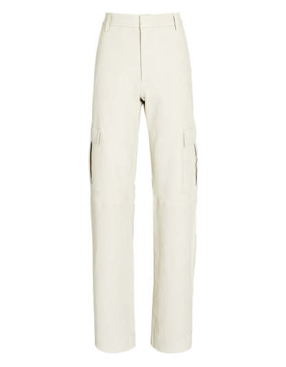 Adjustable Straight Leg Cargo Pants-Waves And Trunks