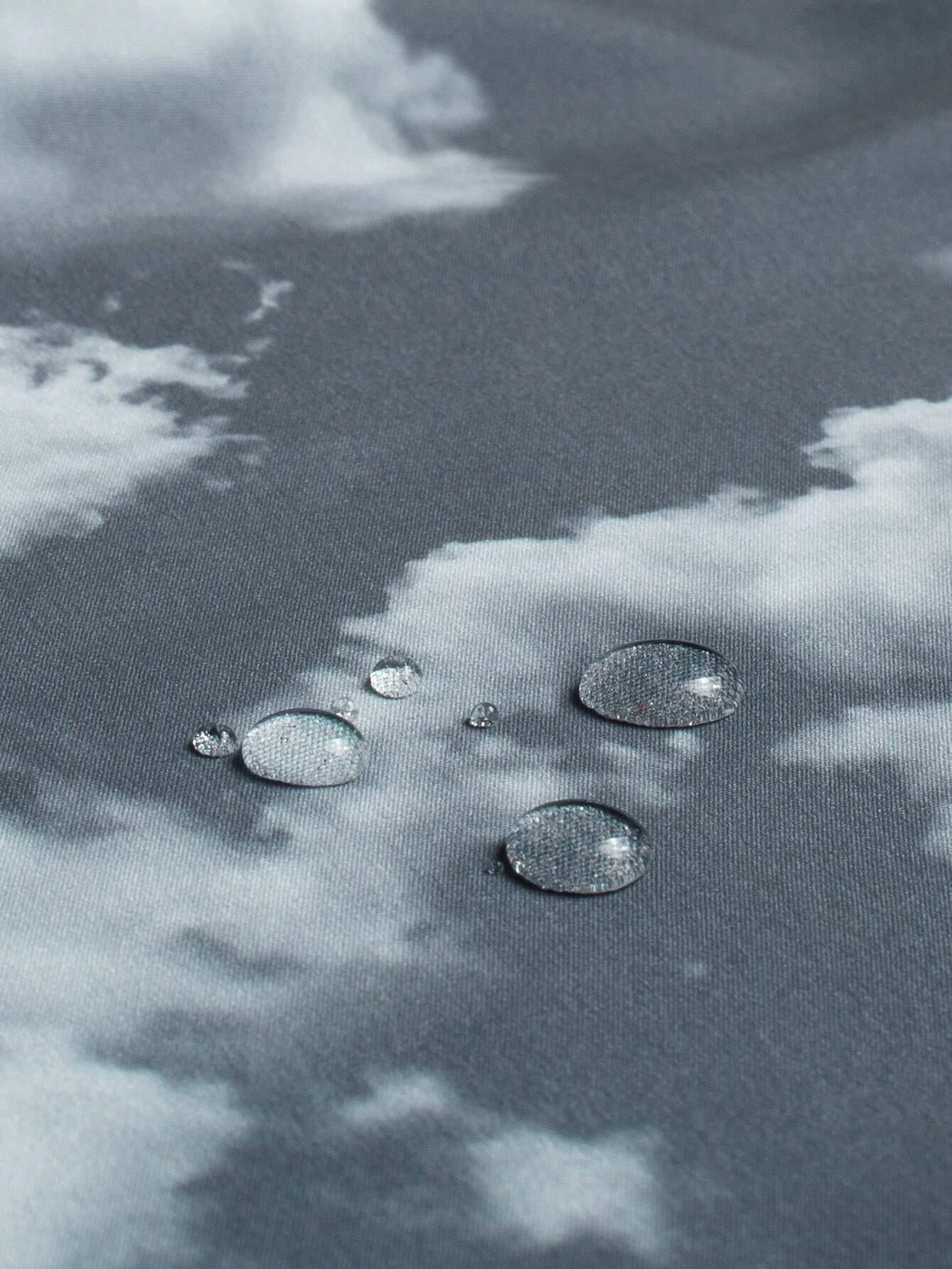 Cloud Print Swim Shorts-Waves And Trunks