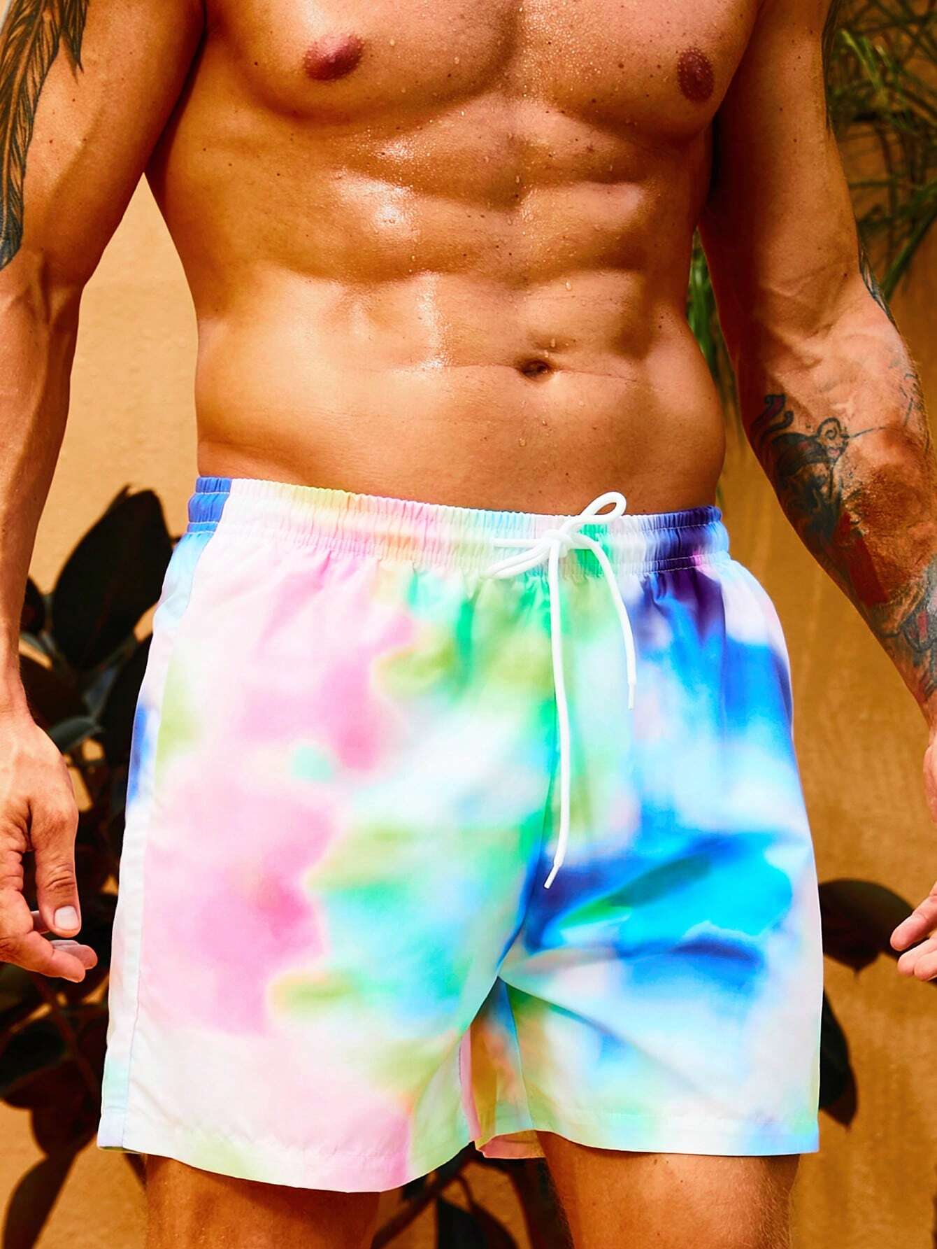 Bottom Waist Swim Trunks-Waves And Trunks