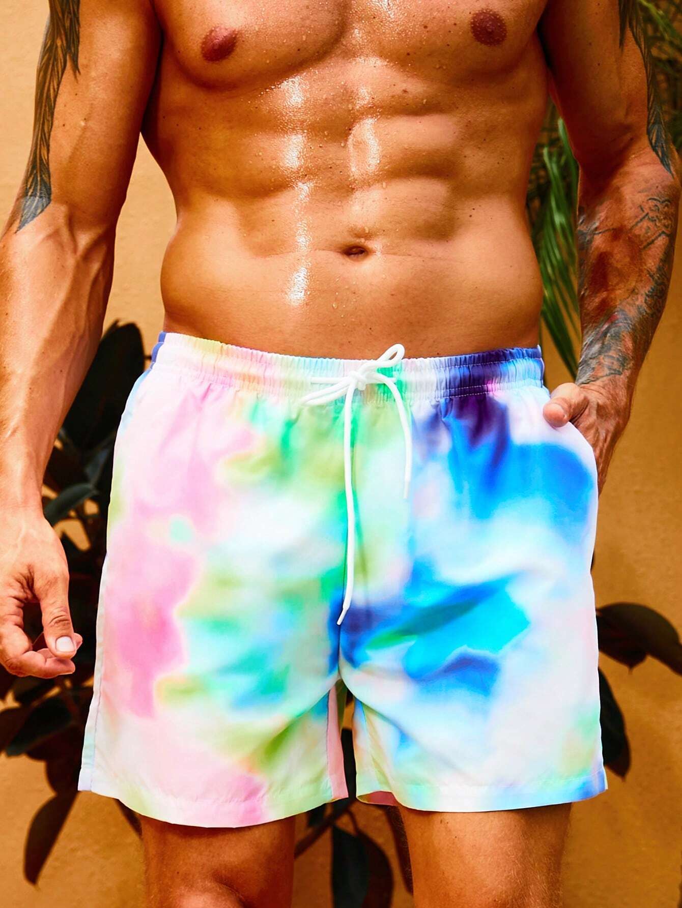 Bottom Waist Swim Trunks-Waves And Trunks