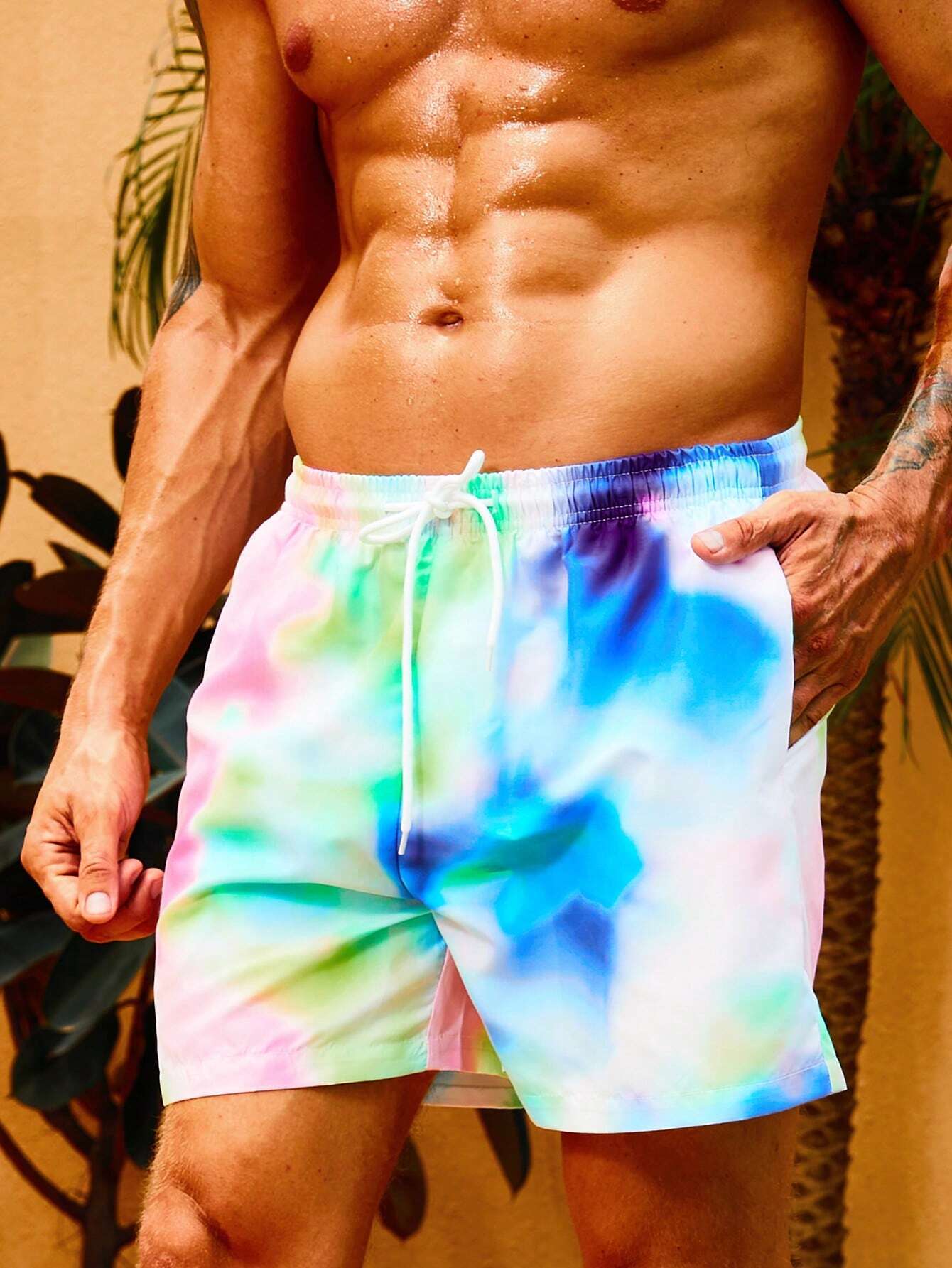 Bottom Waist Swim Trunks-Waves And Trunks