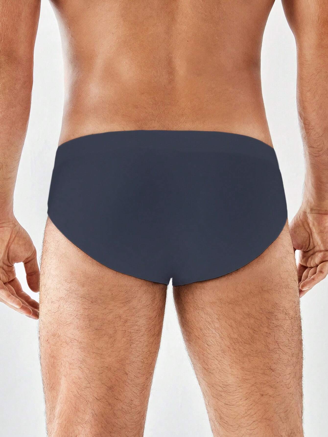 Insert Drawstring Waist Swim Brief-Waves And Trunks