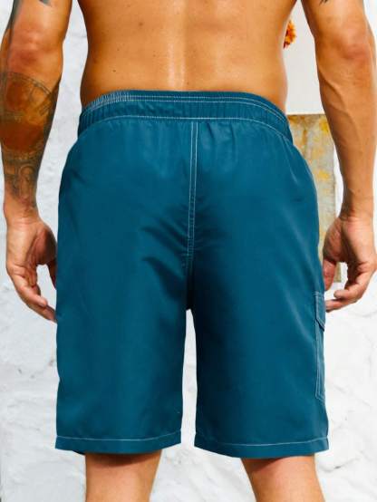 Flap Pocket Swim Trunks-Waves And Trunks