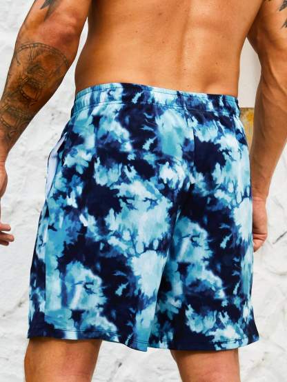 Drawstring Pocket Swim Trunks-Waves And Trunks