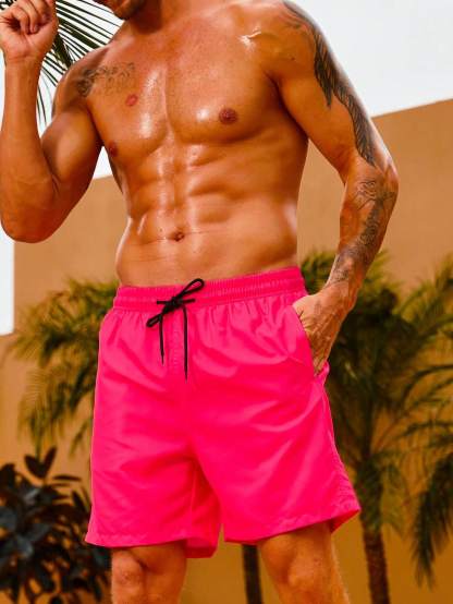2 In 1 Waist Swim Trunks-Waves And Trunks