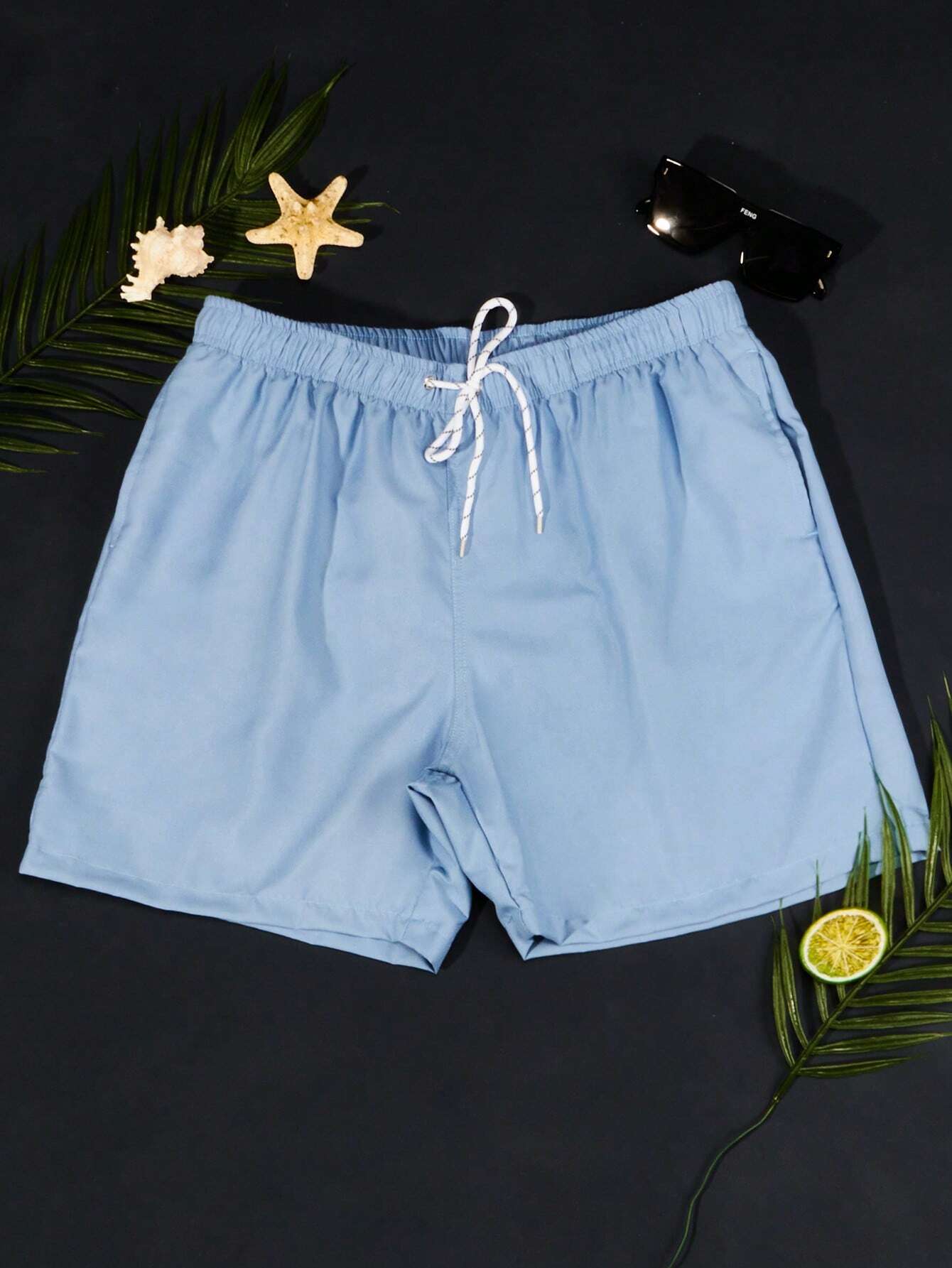 Waist Swim Trunks-Waves And Trunks