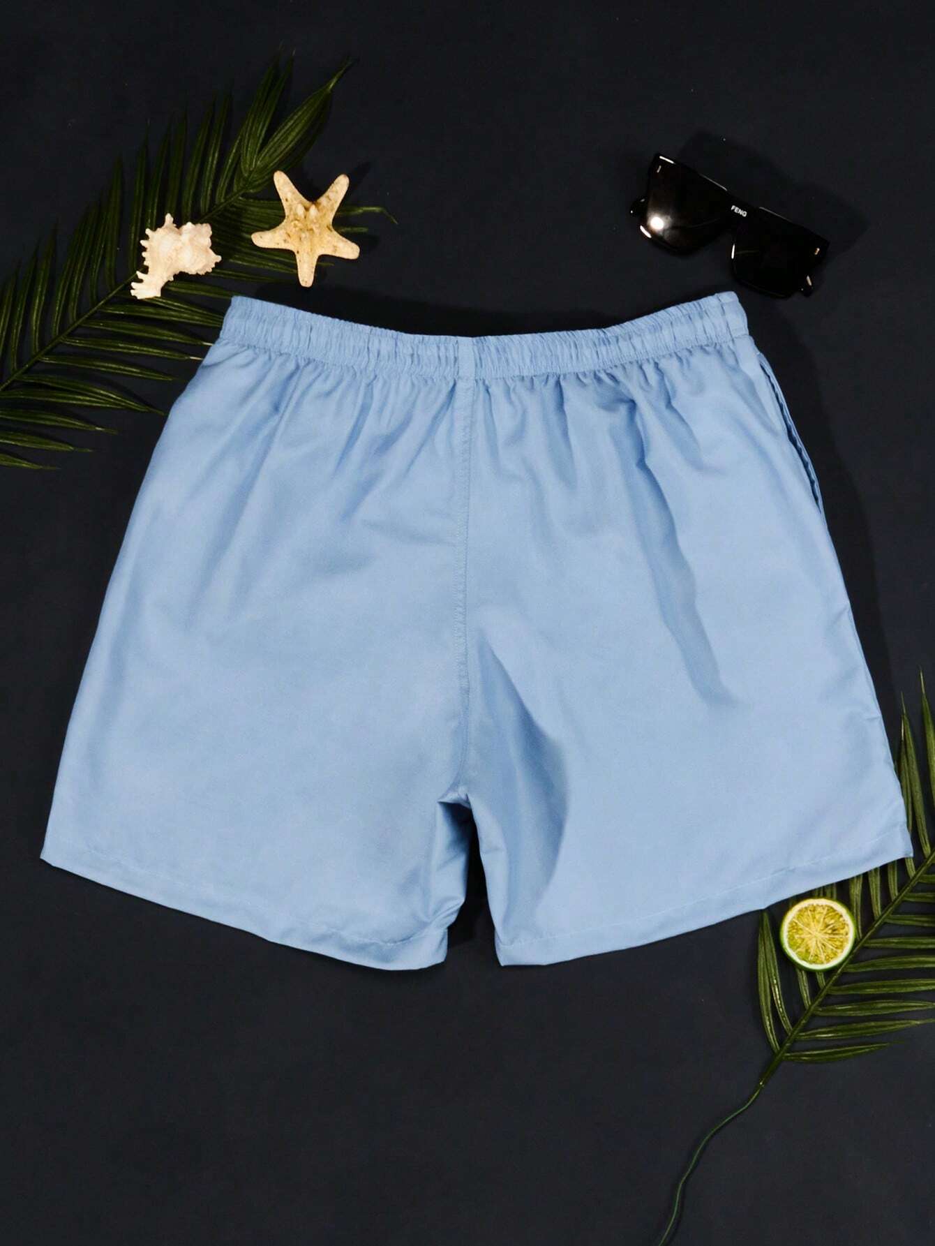 Waist Swim Trunks-Waves And Trunks