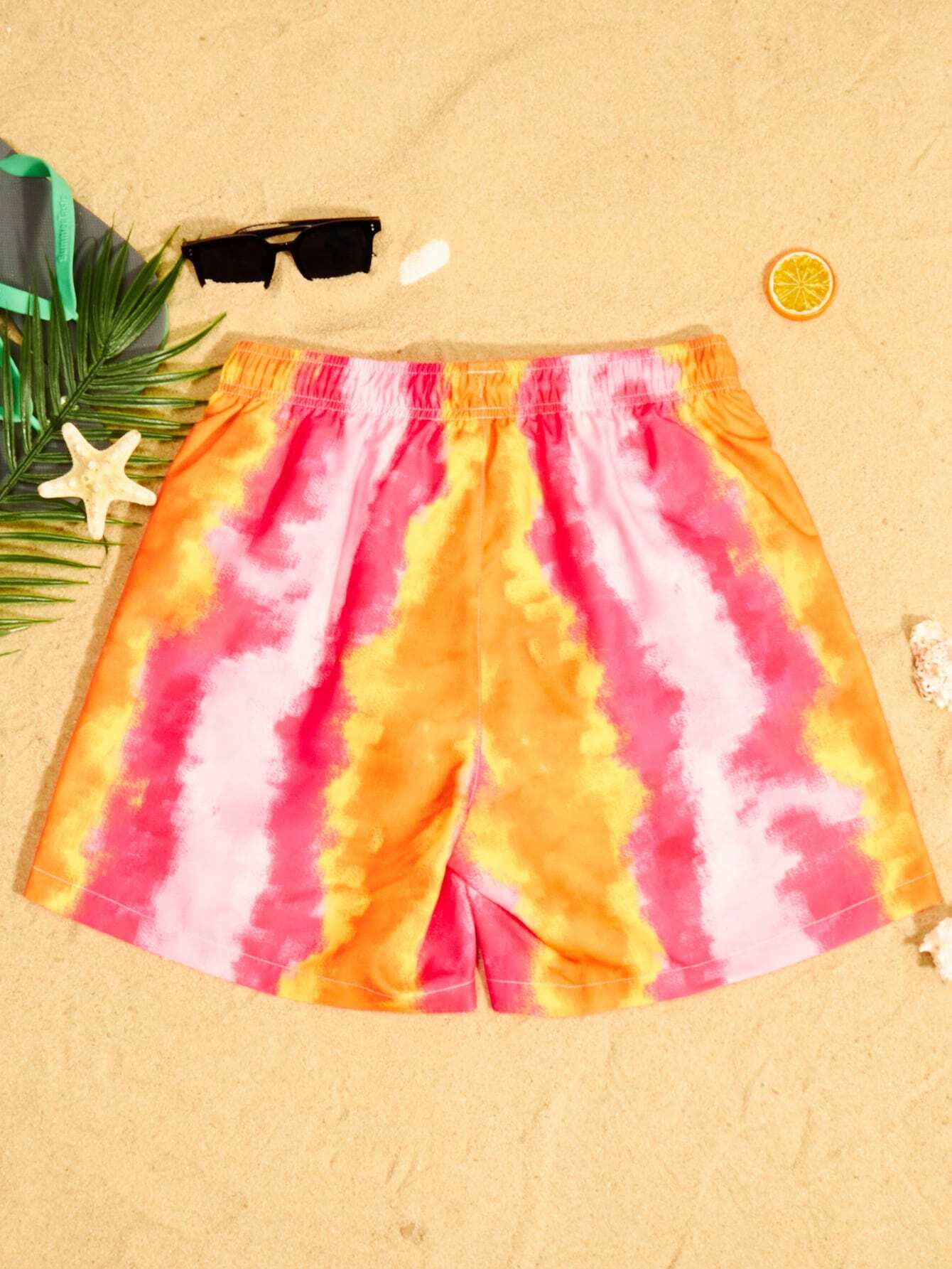 Drawstrings Shorts-Waves And Trunks