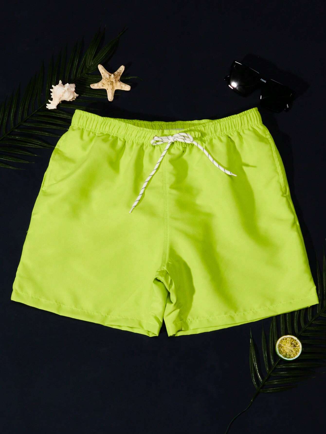 Waist Swim Trunks-Waves And Trunks