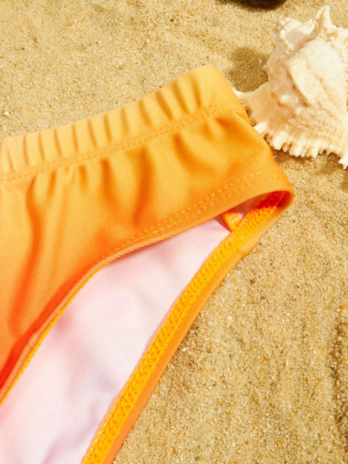 Vibrant High Stretch Ombre Print Swim Brief-Waves And Trunks