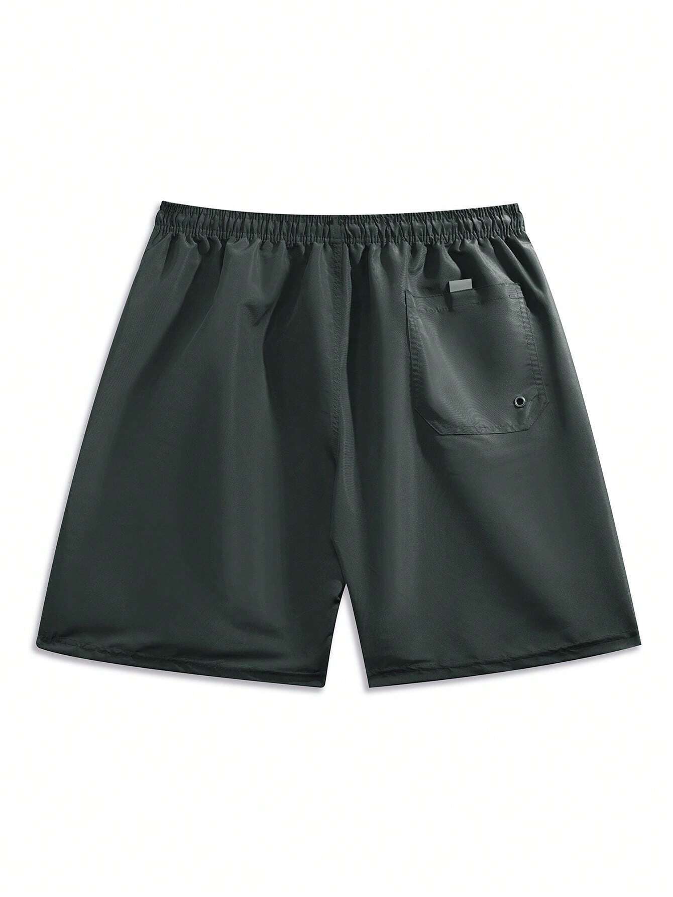 Drawstring Waist Swim Trunks-Waves And Trunks