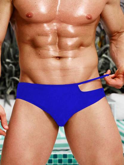 Cut Out Swim Brief-Waves And Trunks