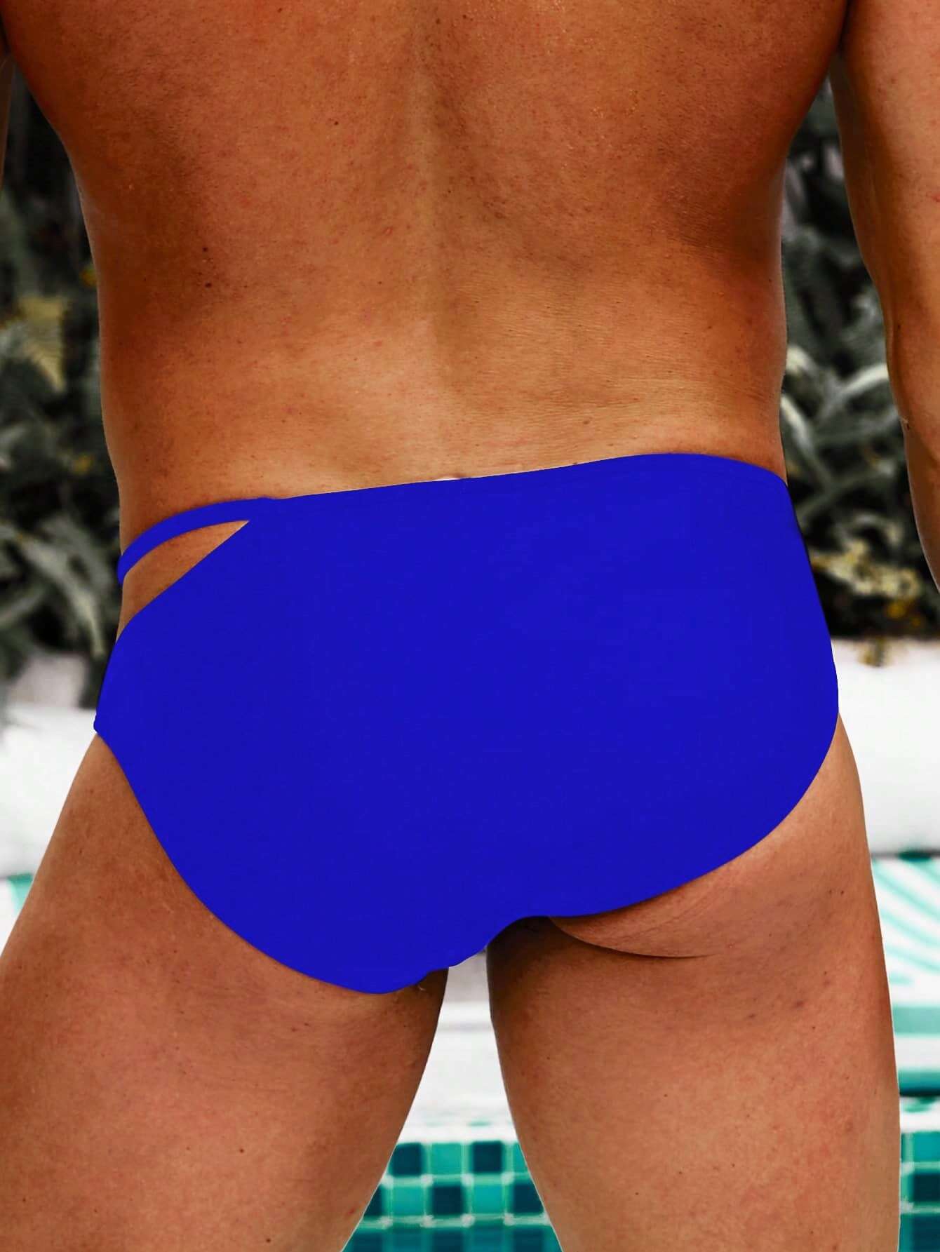 Cut Out Waist Swim Brief-Waves And Trunks