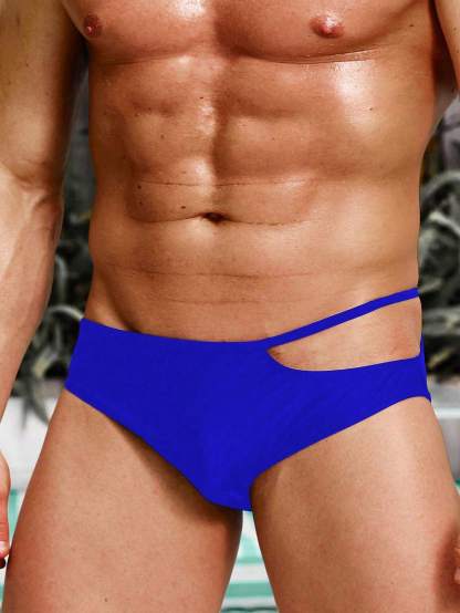 Cut Out Waist Swim Brief-Waves And Trunks