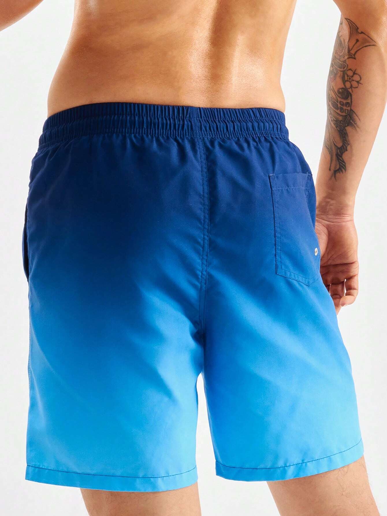 Drawstring Waist Bottoms Swim Trunks-Waves And Trunks
