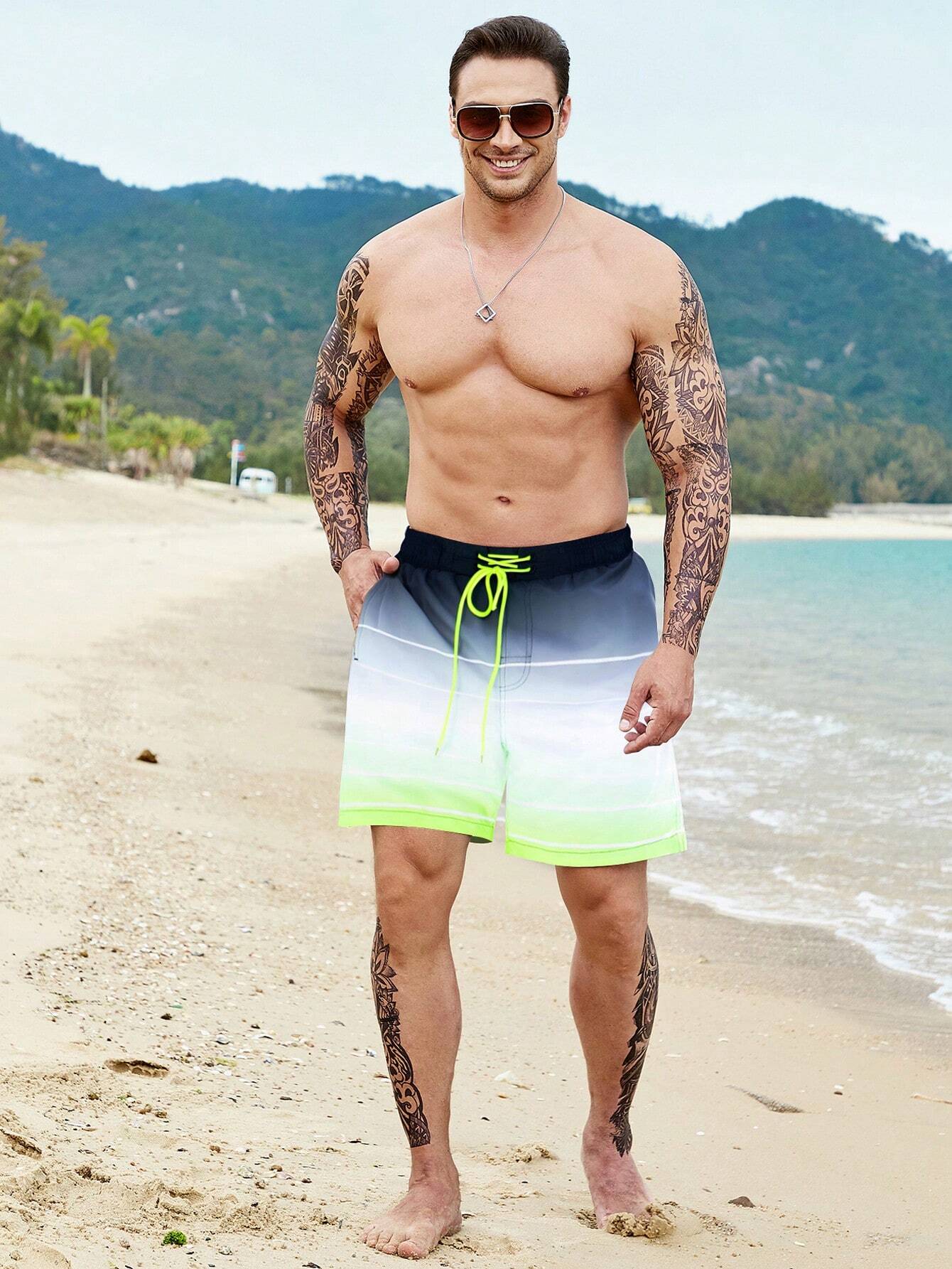 Non Stretch Drawstring Pocket Shorts-Waves And Trunks