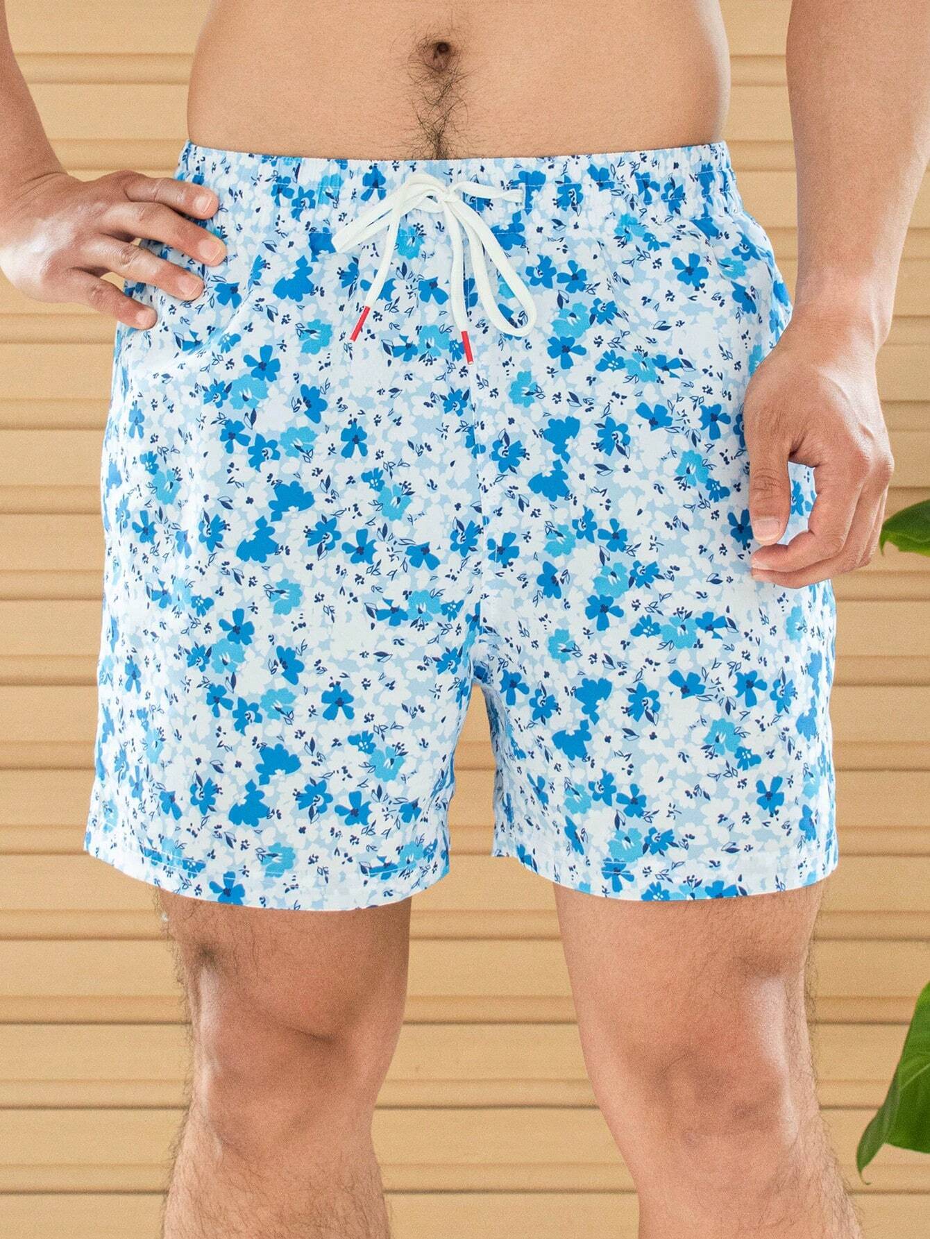 Ditsy Floral Swim Trunks-Waves And Trunks