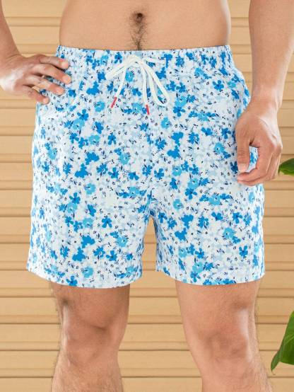 Ditsy Floral Swim Trunks-Waves And Trunks