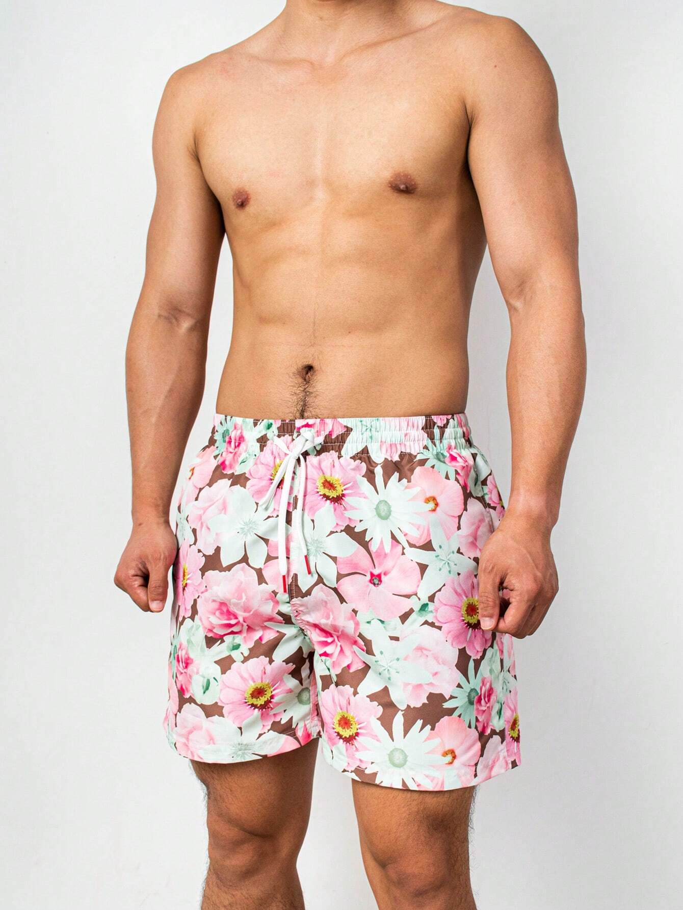 Floral Print Shorts-Waves And Trunks