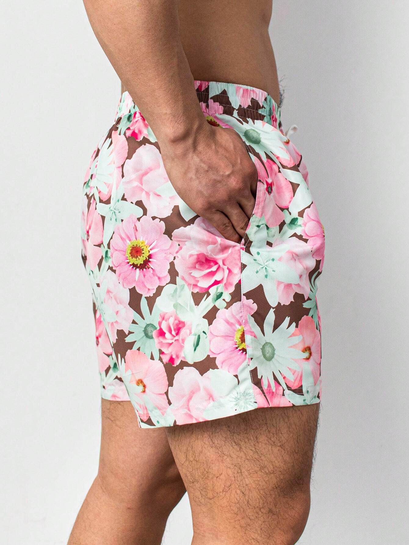 Floral Print Shorts-Waves And Trunks