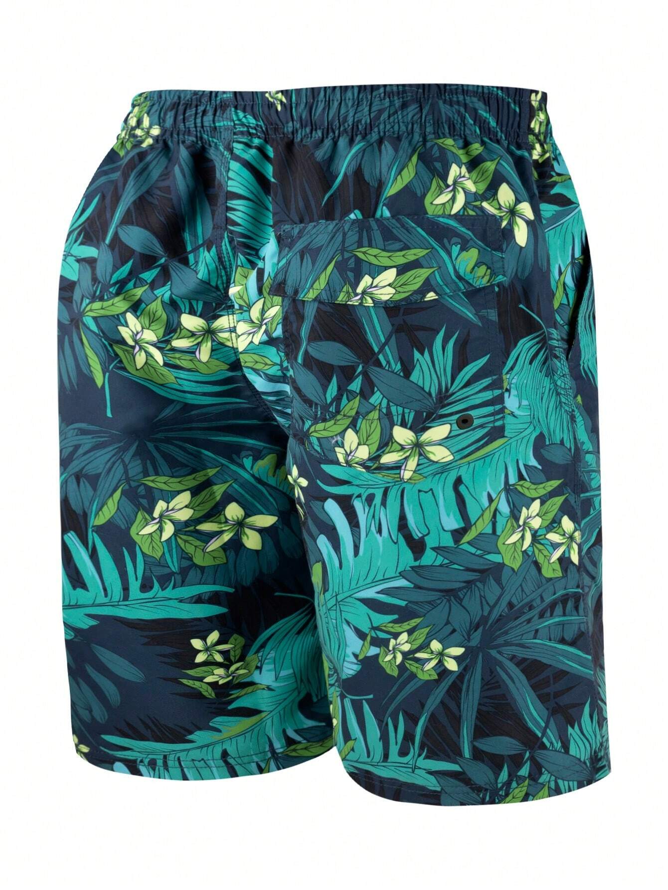 Tropical Print Swim Trunks-Waves And Trunks