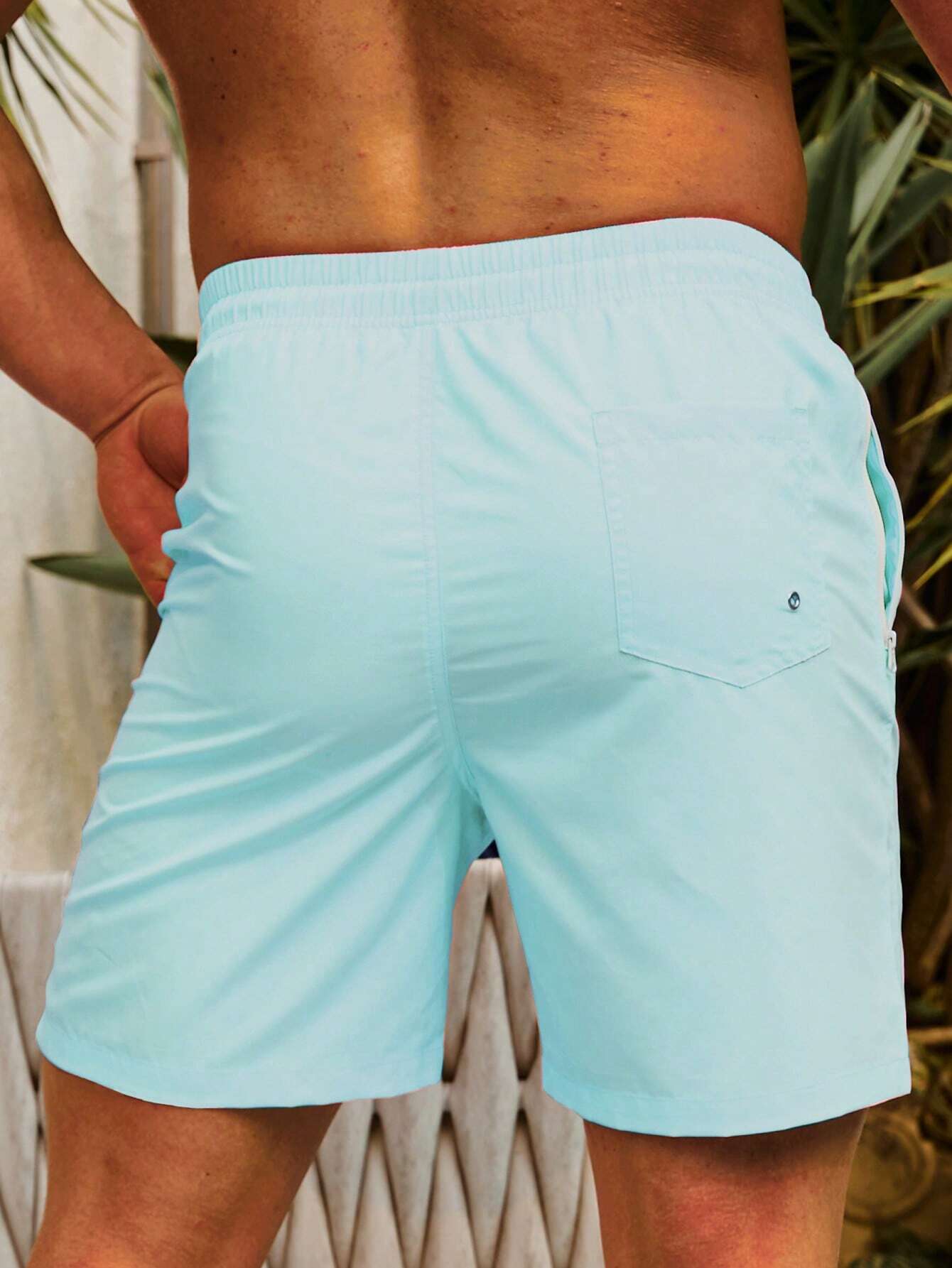 Zip Pocket Swim Trunks-Waves And Trunks