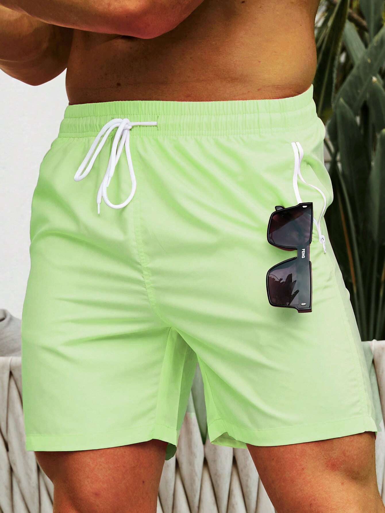 Zip Pocket Swim Trunks-Waves And Trunks