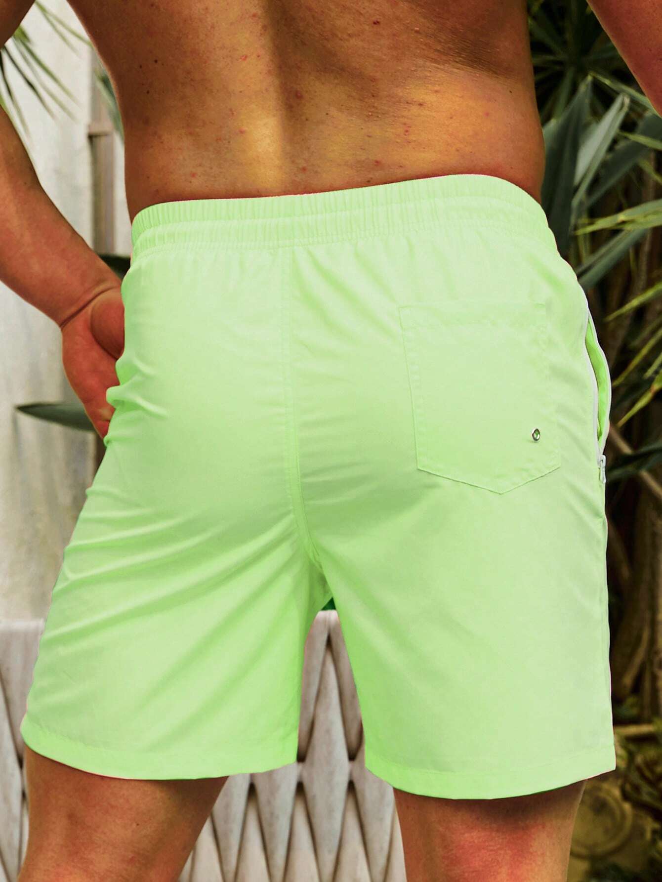 Zip Pocket Swim Trunks-Waves And Trunks