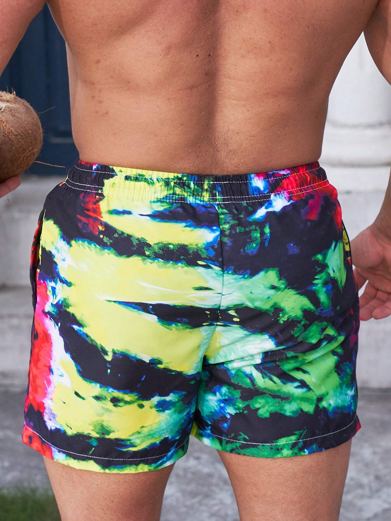 Non Stretch Waist Swim Trunks-Waves And Trunks