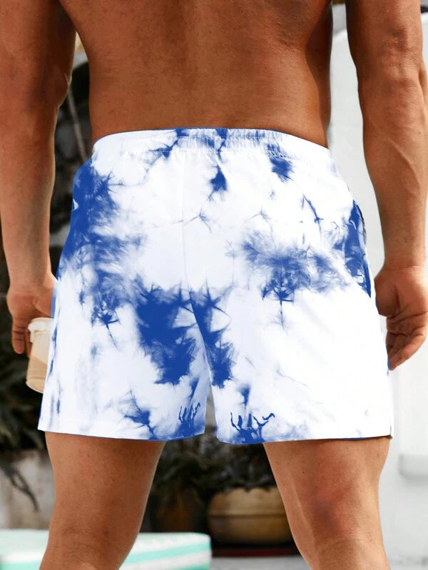 Drawstring Boho Swim Trunks-Waves And Trunks