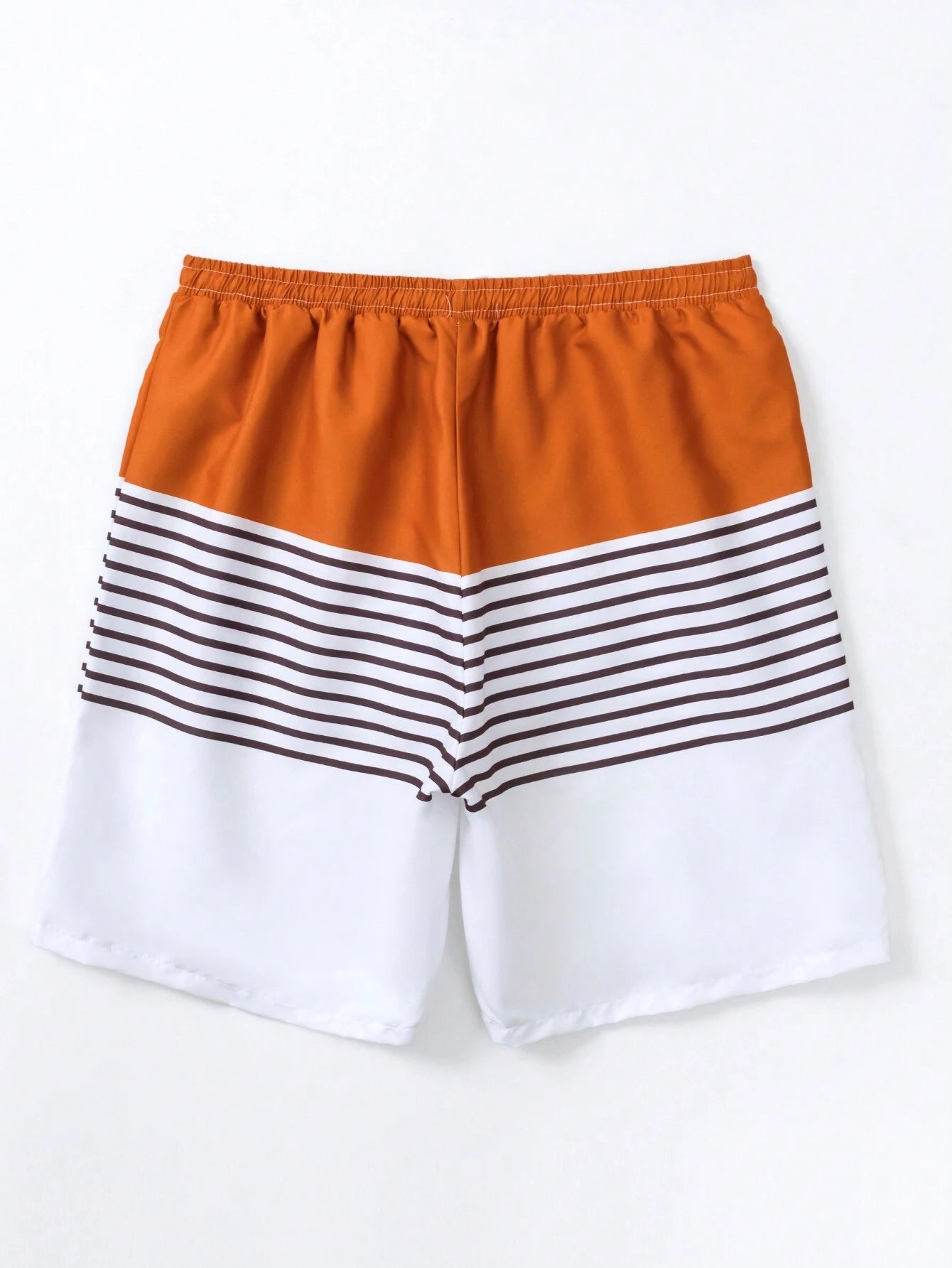 Drawstring Waist Shorts-Waves And Trunks