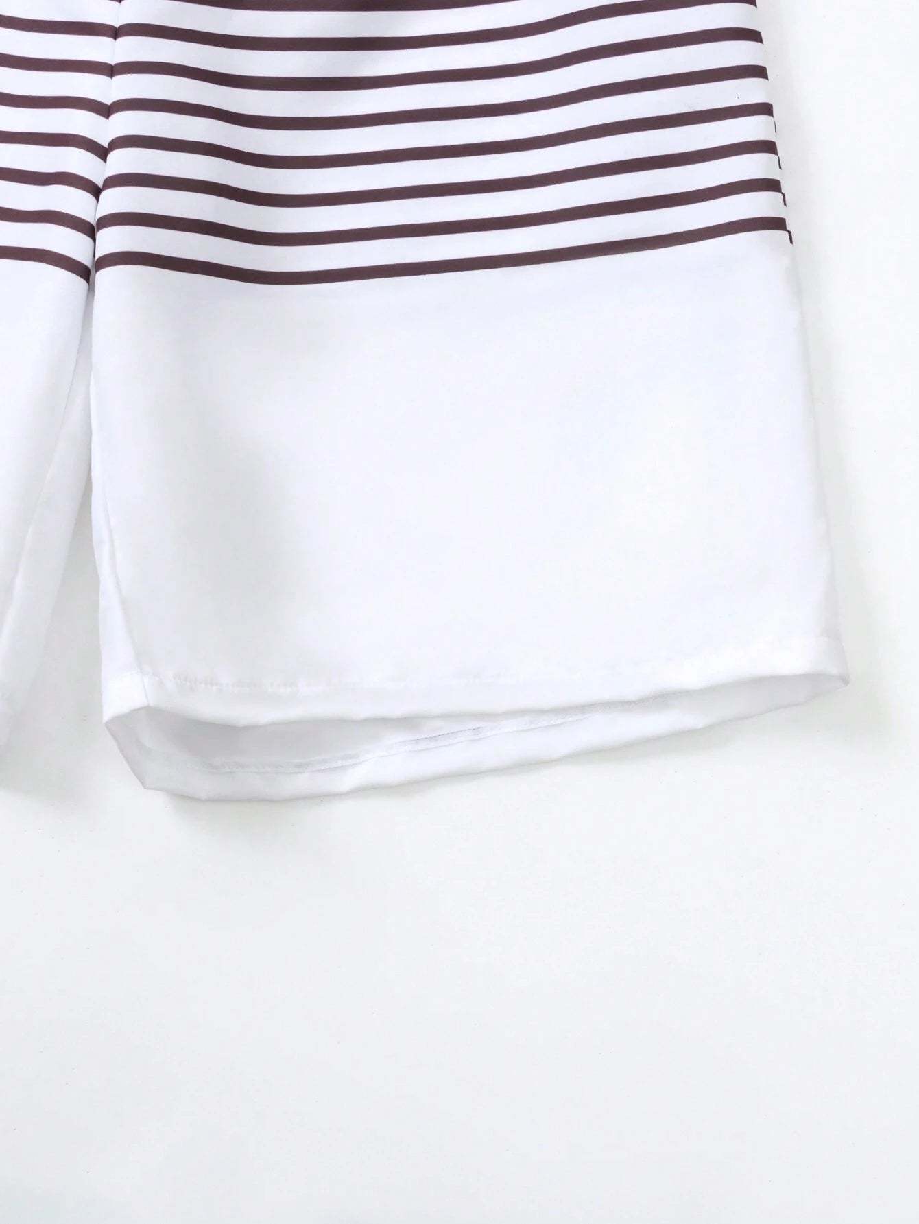 Drawstring Waist Shorts-Waves And Trunks