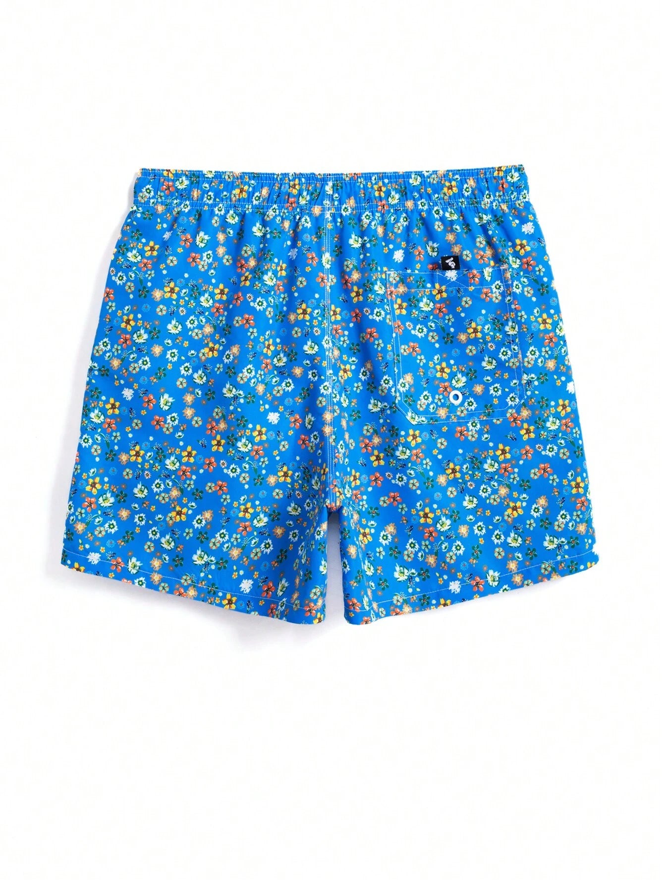 Ditsy Floral Drawstring Swim Trunks-Waves And Trunks