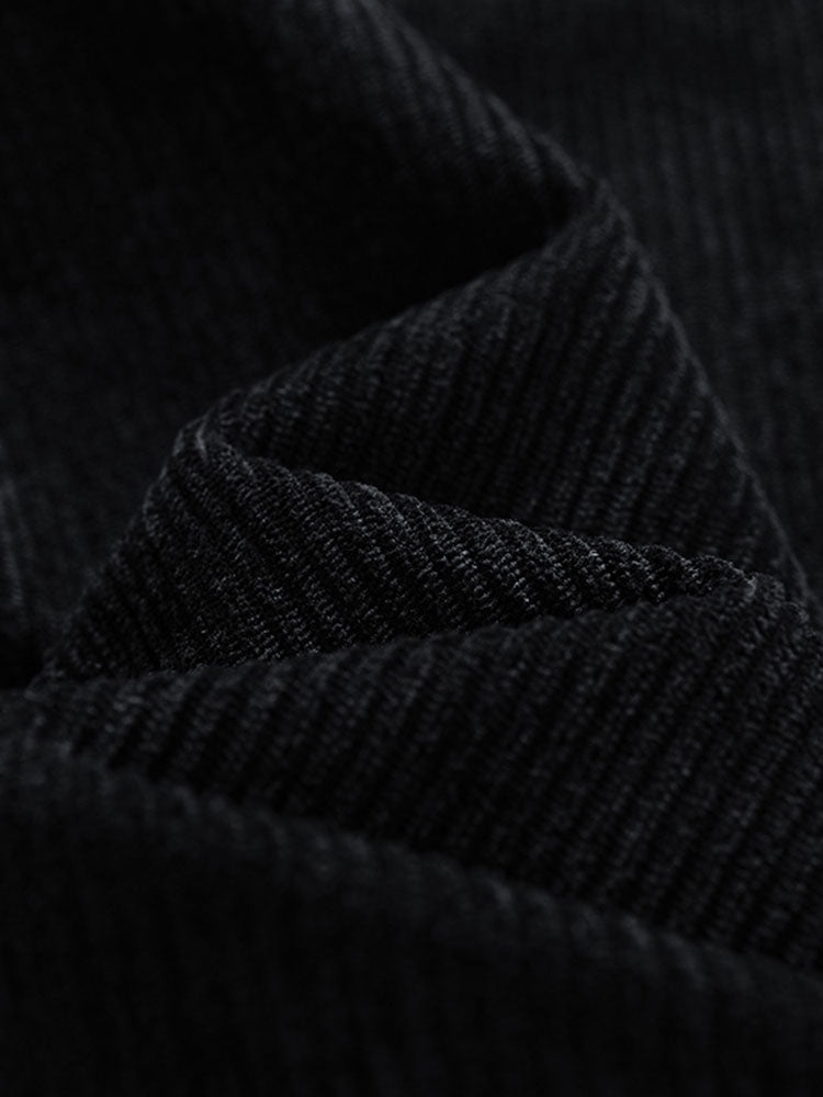 Solid Corduroy Joggers With Drawstring-Waves And Trunks