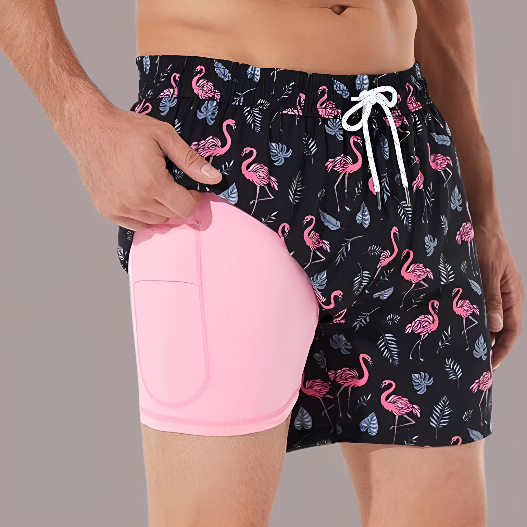 Swim Trunks Swim Shorts for Men Quick Dry 5 inch Inseam
