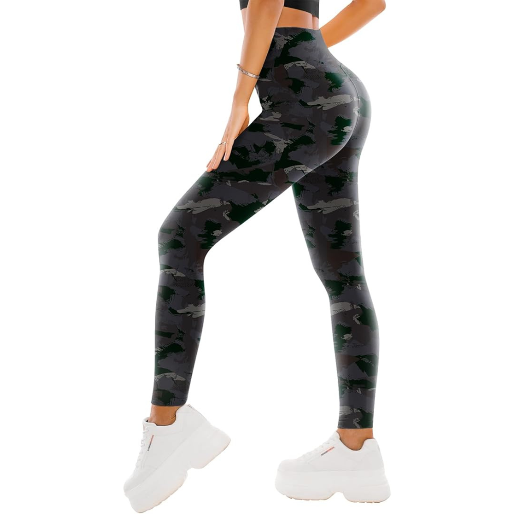 Full Length Stretchable Yoga Leggings For Active Movement-Waves And Trunks