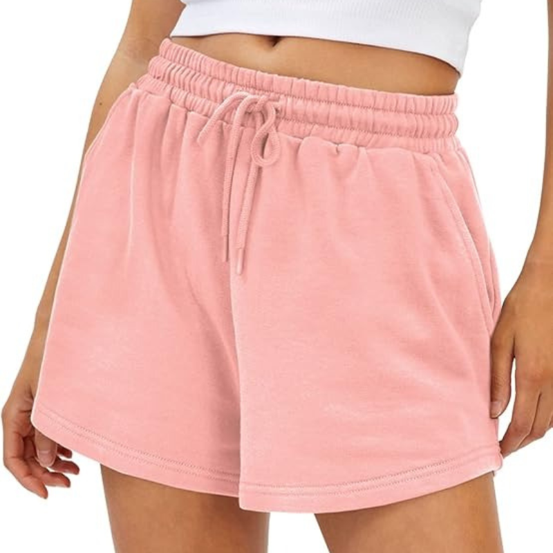 The Drawstring Sweat Shorts – Soft Fabric with Adjustable Fit-Waves And Trunks