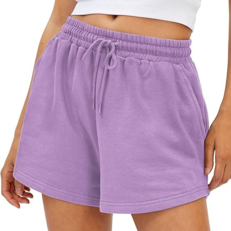 The Drawstring Sweat Shorts – Soft Fabric with Adjustable Fit-Waves And Trunks